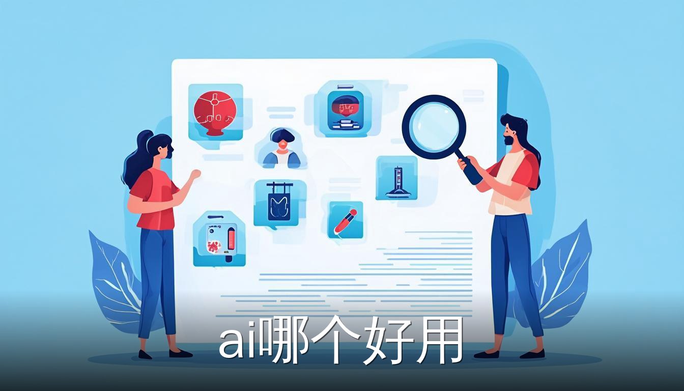 用户比较不同AI工具，选择哪个好用